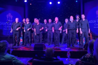 Thanks to everyone who came out last night to see this very fun show! ONE MORE CHANCE to see @A Cabbello (@acabbellosingers) at the Cascade Lounge - next Wed April 2. TICKETS: https://acabbello.org/next-performance/
(Thanks Timothy McIntosh  for the photo!)