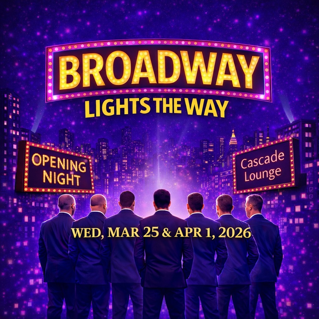 Tickets are now available for A Cabbello's (@acabbellosingers ) spring show:
Broadway Lights the Way
info & tickets: https://acabbello.org
2 SHOWS: Wednesday, March 25 & April 1, 2026
Cascade Lounge @ Agua Caliente Palm Springs