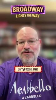 Darryl is one of two founding A Cabbello singers still performing with the group. He shares his passion for Broadway, our upcoming show and this group.
Get tickets now at https://acabbello.org